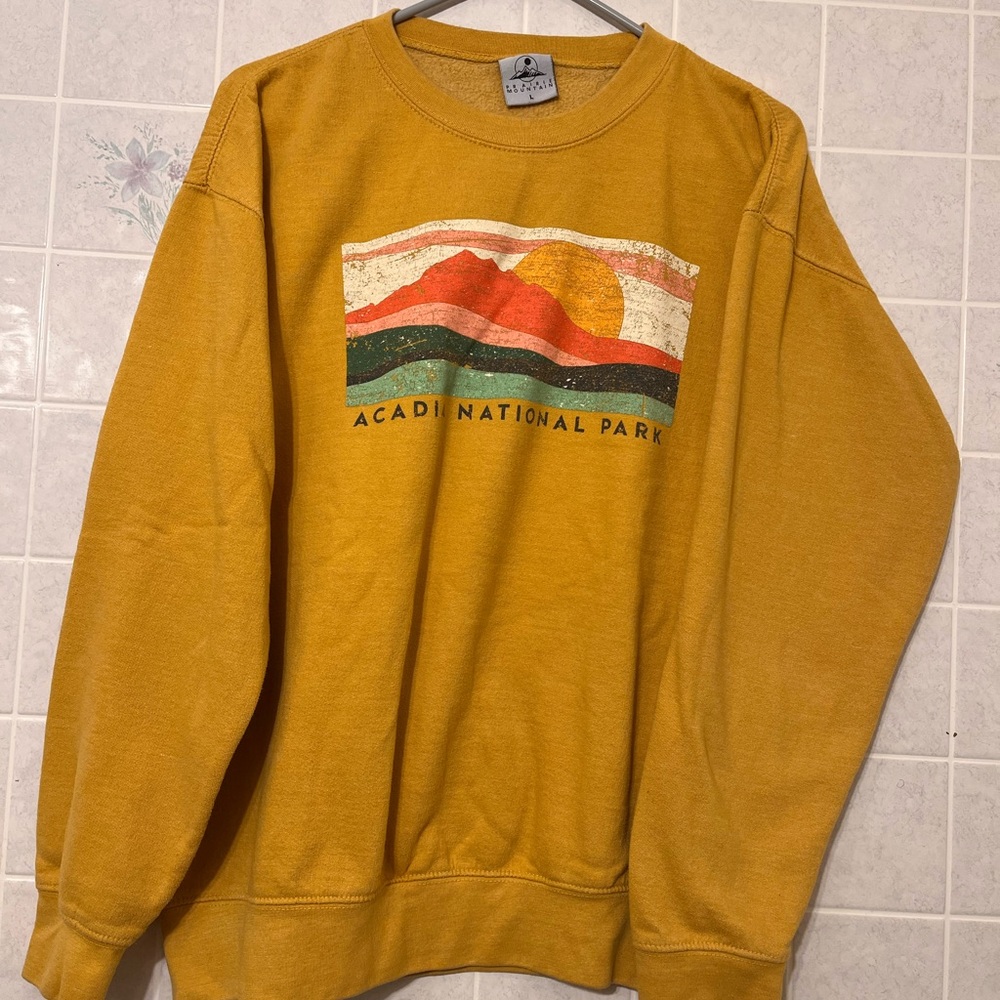Mustard Crewneck Sweater